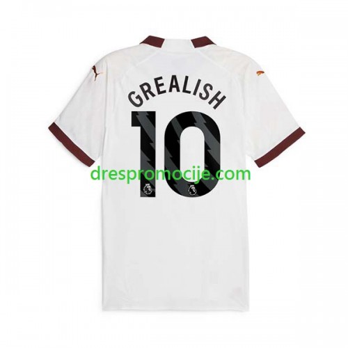 Manchester City Jack Grealish 10 Dres Gostujući 2023/2024 Kratkih Rukava Manchester City Jack Grealish 10 Dres Gostujući 2023/2024 Kratkih Rukava